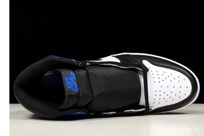“FRAGMENT” ROYAL-WHITE AIR RETRO 1 SPORT MENS BLACK JORDAN 0731